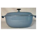 Vintage Le Creuset Enameled Cast Iron Dutch Oven Enzo Mari La Mama 29