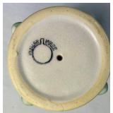 Vintage Weller Pumila Lily Pad and Lotus Flower Candle Holders