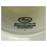 Portmeirion Botanic Garden Pierced Compote Footed Bowl and Cake Stand