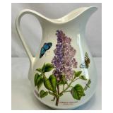 Portmeirion Botanic 1972 Garden Dog Rose Romatic Pitcher 7" and Garden Lilac Pitcher 9"