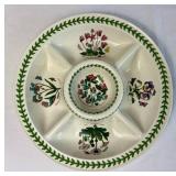 Portmeirion Botanic Garden Pasta Bowl 13" and Chip and Dip with 5 sections 13.75"