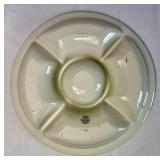 Portmeirion Botanic Garden Pasta Bowl 13" and Chip and Dip with 5 sections 13.75"