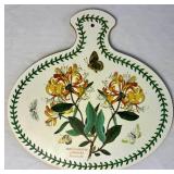 Portmeirion Botanic Garden Trivet, Salt & Pepper, Cheese Slicer Board, Cheese Knife & Spreader and Melamine Chopping Board