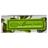 Portmeirion Botanic Garden Trivet, Salt & Pepper, Cheese Slicer Board, Cheese Knife & Spreader and Melamine Chopping Board