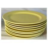 Vintage Lu-Ray Pastels - Set of 32 - 6.5" Salad Plates ( 9 Yellow, 6 Pink, 10 Blue, 8 Green)