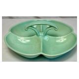Set of 7 Vintage Lu-Ray Pastels 5.25" Dessert Bowls (2 Pink, 2 Yellow, 2 Blue, 1 Green),  Set of 3 -  7.75" Bowls (1 Green, 1 Yellow, 1 Pink), and 10" Green Handled Relish Tray