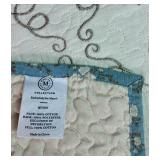 Hayward Queen Bed and Nightstand with Macys Martha Stewart Bedding