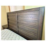 Hayward Queen Bed and Nightstand with Macys Martha Stewart Bedding