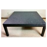 Marble Coffee Table with Metal Base