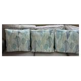 Artemis 3 Piece Sectional Couch with Pier 1 Pillows