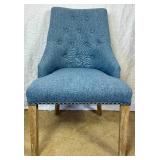 Blue Upholstered Accent Chair
