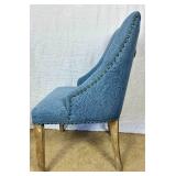 Blue Upholstered Accent Chair