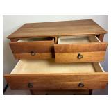 7 Drawer Cherry Stained Highboy Dresser