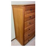 7 Drawer Cherry Stained Highboy Dresser