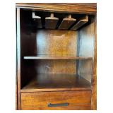 Highboard Bar Cabinet 46.75" W x 56" H x 16.25" D