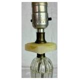 Vintage Glass and Alabaster Lamp