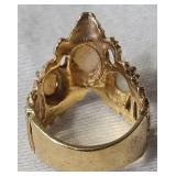 14K Gold Opal Ring size 6.25