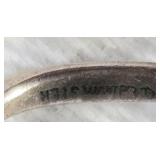 Stering Silver .925 Earrings, Ring with Stone and Pendants