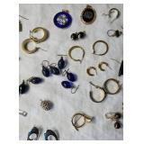 Collection of Costume Jewelry - earrings, pins, bracelets, necklaces and more