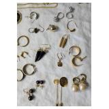 Collection of Costume Jewelry - earrings, pins, bracelets, necklaces and more
