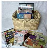 Massive Assortment of Knitting Needles, Accessories, and Pattern Books