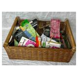 Massive Assortment of Knitting Needles, Accessories, and Pattern Books