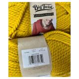 8 Full Skeins of Big Twist Yarn - Color: Aged Brass and Pattern and Assessories for Azel Pullover