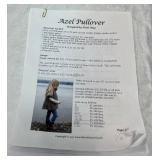 8 Full Skeins of Big Twist Yarn - Color: Aged Brass and Pattern and Assessories for Azel Pullover