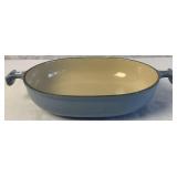 Vintage Le Creuset Enameled Cast Iron Enzo Mari La Mama 25 Gratin Dish