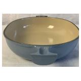 Vintage Le Creuset Enameled Cast Iron Enzo Mari La Mama 25 Gratin Dish