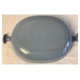 Vintage Le Creuset Enameled Cast Iron Enzo Mari La Mama 33 Au Gratin Baker