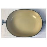 Vintage Le Creuset Enameled Cast Iron Enzo Mari La Mama 33 Au Gratin Baker