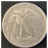 1945 Walking Liberty Half Dollar 90% Silver