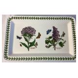 Portmeirion Pomona Lasagna Baker, Botantic Garden Peony Motif Lasagna Dish and Botanic Garden Rectangular Tray