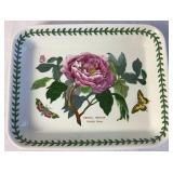 Portmeirion Pomona Lasagna Baker, Botantic Garden Peony Motif Lasagna Dish and Botanic Garden Rectangular Tray