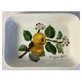 Portmeirion Pomona Lasagna Baker, Botantic Garden Peony Motif Lasagna Dish and Botanic Garden Rectangular Tray