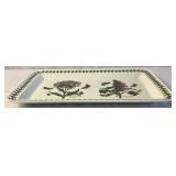 Portmeirion Pomona Lasagna Baker, Botantic Garden Peony Motif Lasagna Dish and Botanic Garden Rectangular Tray