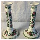 Portmeirion Botanic Garden Vase and Candle Holders