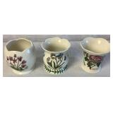 Portmeirion Botanic Garden Candle Holders, Small Vase, Lidded Jar and 5.5" Vase