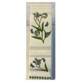 Portmeirion Botanic Garden Rhododendron Large Mantel Clock