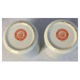 Portmeirion 3.5" Pomona Bowl, 6.5" Canisters and 11" Cylinder Vase