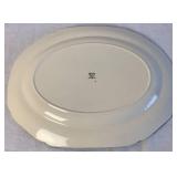 Vintage Spode Christmas Tree Large Rectangular Tray, 14" Oval Platter and Ornament Tray S3324-A1