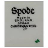 Vintage Spode Christmas Tree Large Rectangular Tray, 14" Oval Platter and Ornament Tray S3324-A1