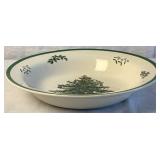 Vintage Spode Christmas Tree Rimmed Serving Bowl, Scalloped Serving Bowl and  Scalloped Daisy Bowl