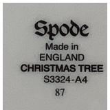 Vintage Spode Christmas Tree Rimmed Serving Bowl, Scalloped Serving Bowl and  Scalloped Daisy Bowl