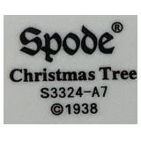 Vintage Spode Christmas Tree Rimmed Serving Bowl, Scalloped Serving Bowl and  Scalloped Daisy Bowl