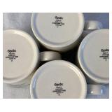 Vintage Spode Christmas Tree 6 Saucers and Teacups, 14 oz Mugs and 4 Tom & Jerry Mugs S 3324-A1