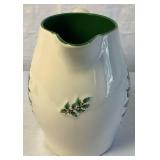Vintage Spode Christmas Tree Water Pitcher