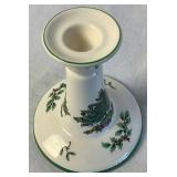 Vintage Spode Christmas Salad Servers and Candlestick Holder