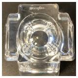 Collection of 3 Crystal Votive Holders- Orrefors, Kosta Boda, and Royal Copenhagen